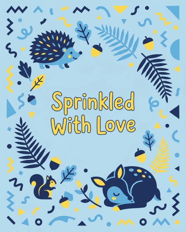 Sprinkled With Love invitation design