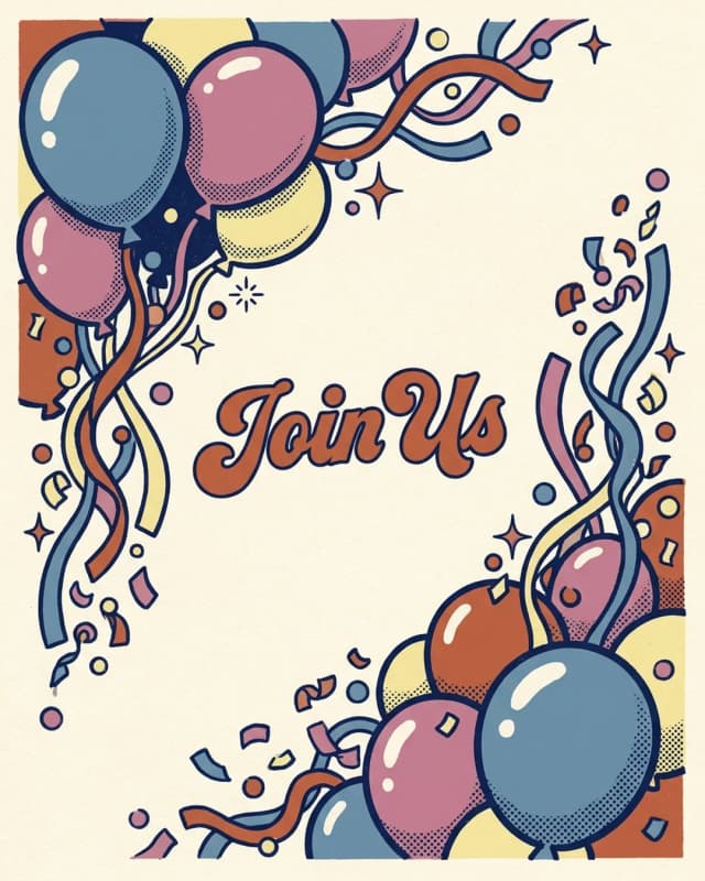 Join Us invitation design