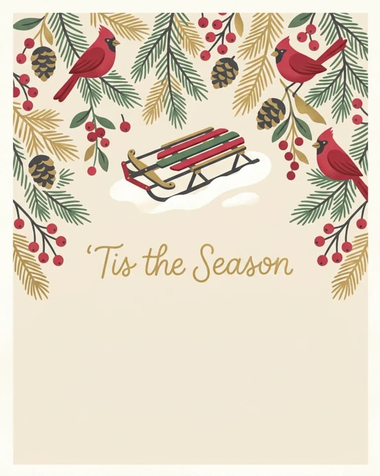 'Tis the Season invite cover