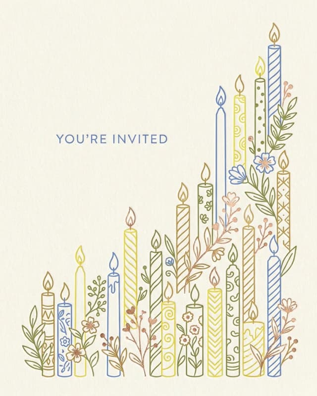 You're Invited invitation design