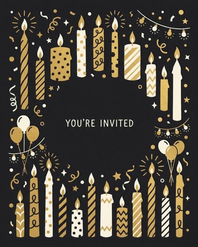 You're Invited invitation design