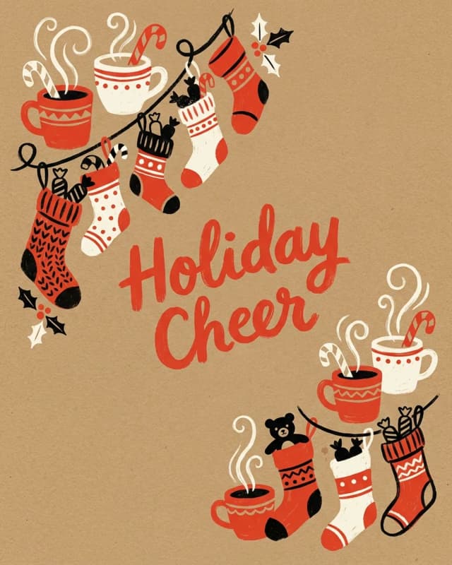 Holiday Cheer invitation design