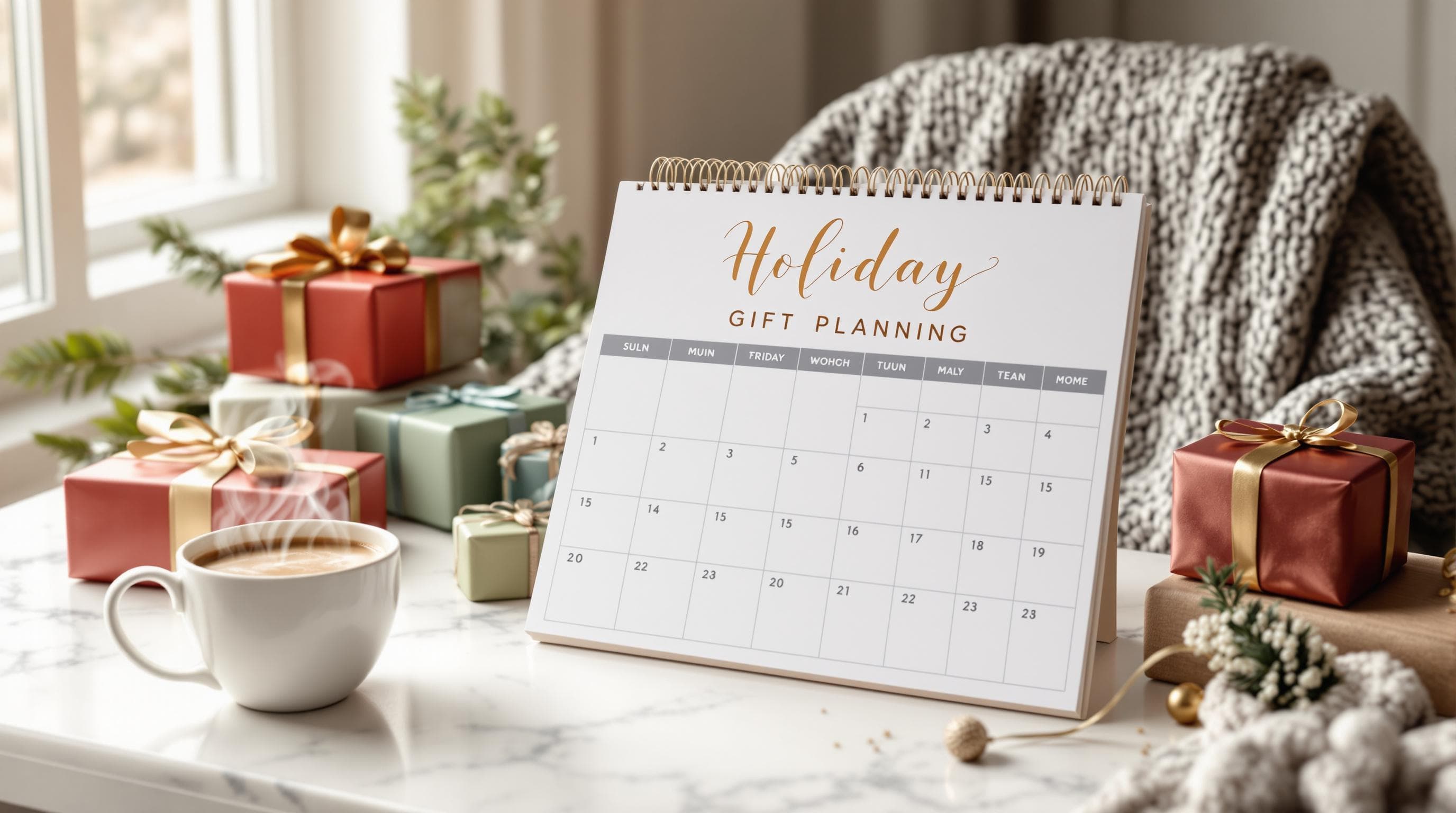 Holiday Gift Planning: A Month-by-Month Timeline