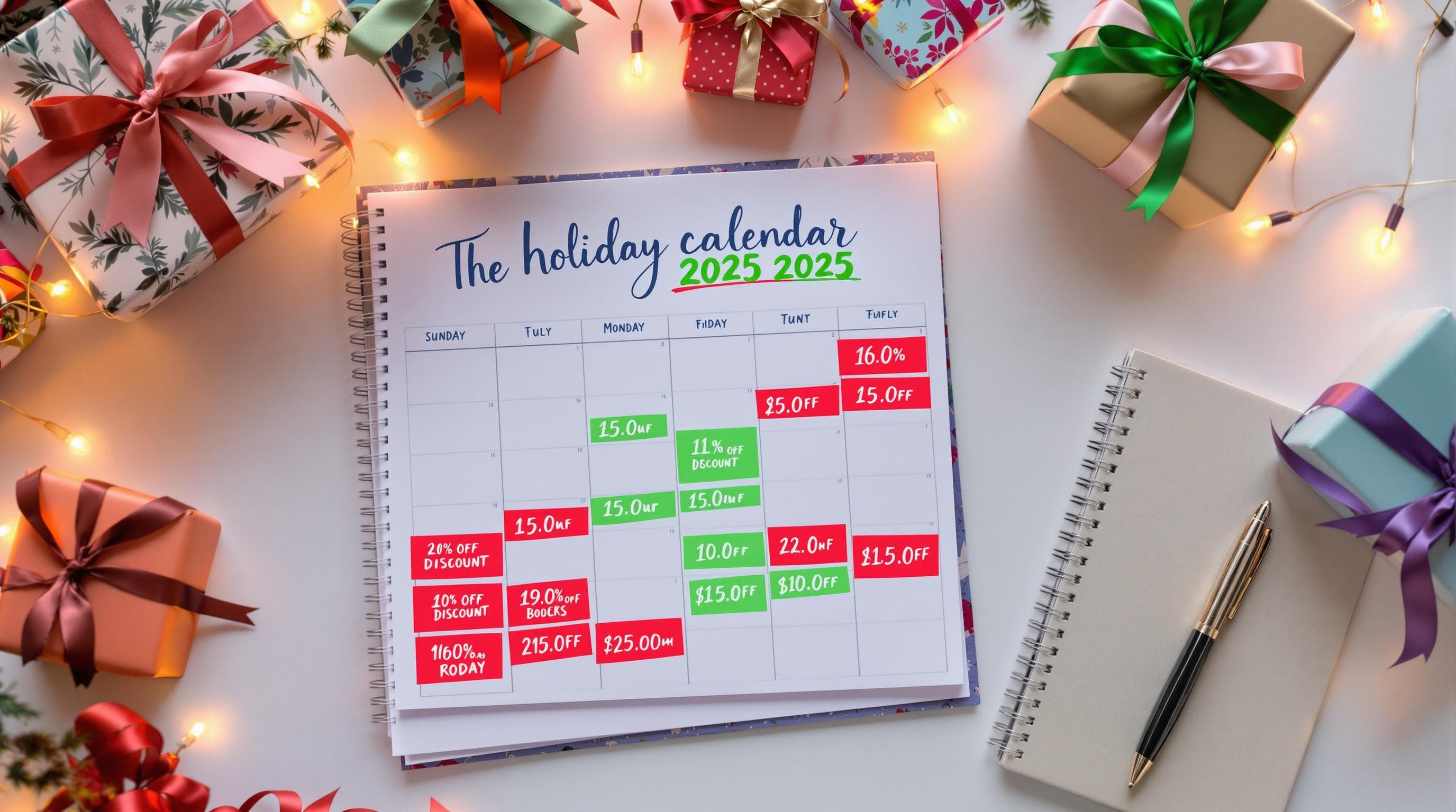 Holiday Shopping Calendar: Key Discount Dates 2025