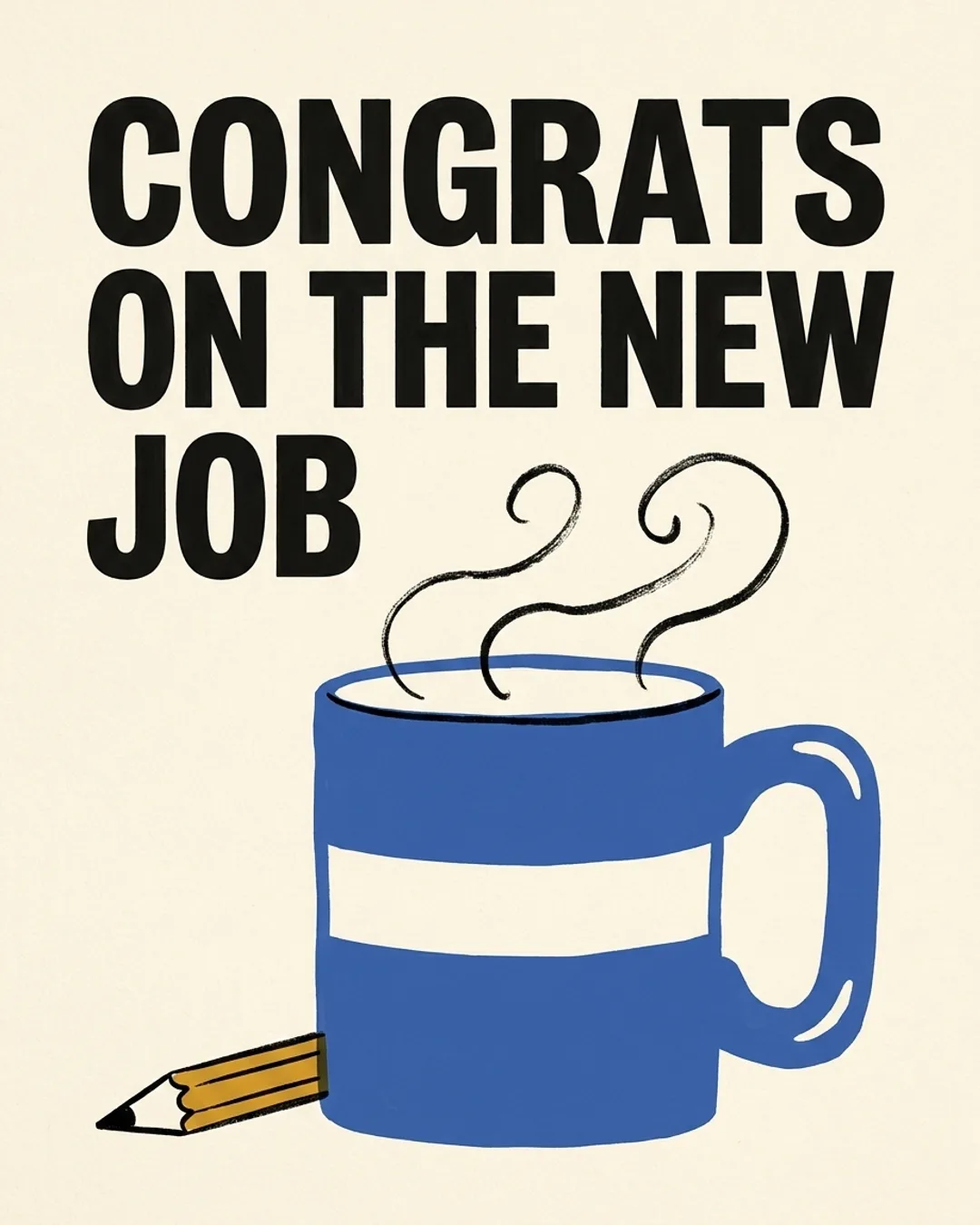 Congrats on the new job
