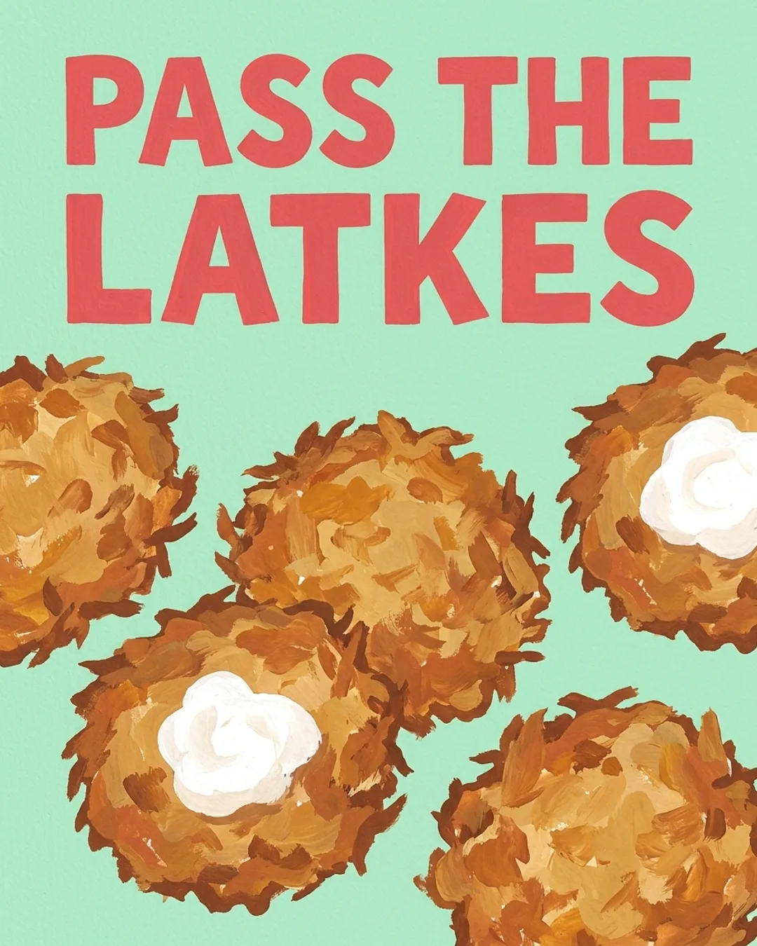 Pass the latkes