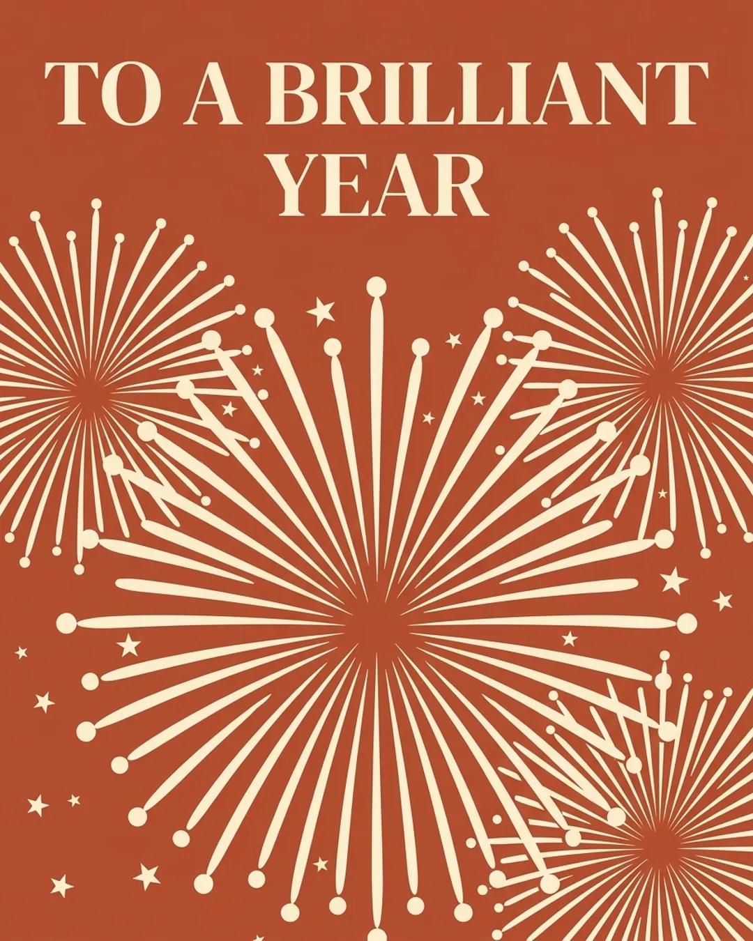 To a brilliant year
