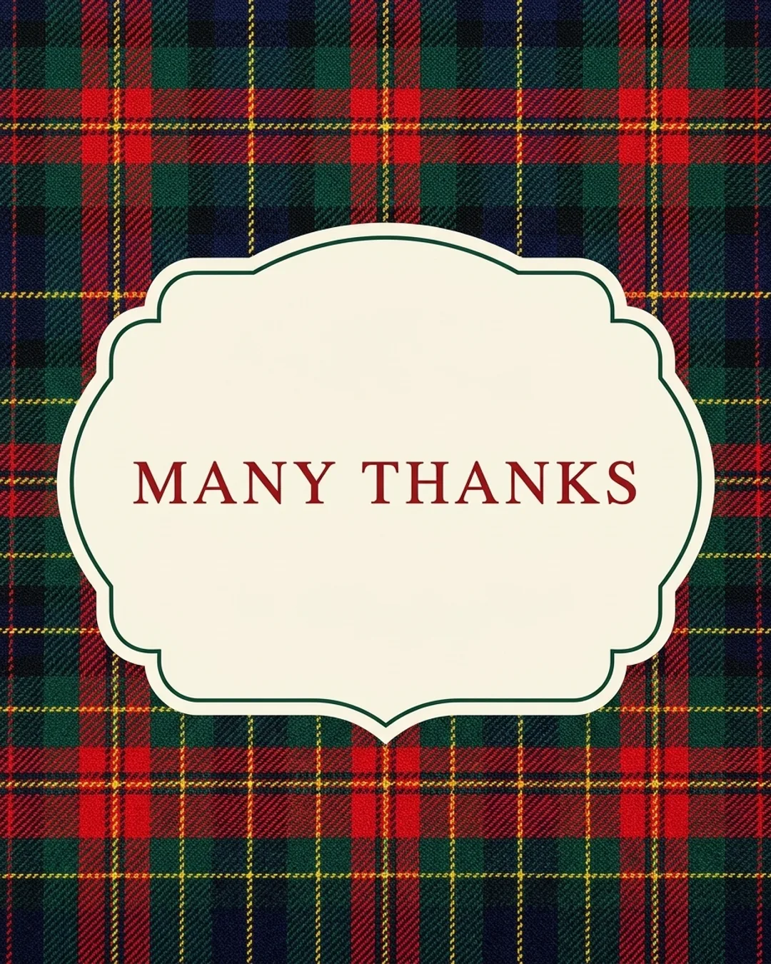Many thanks