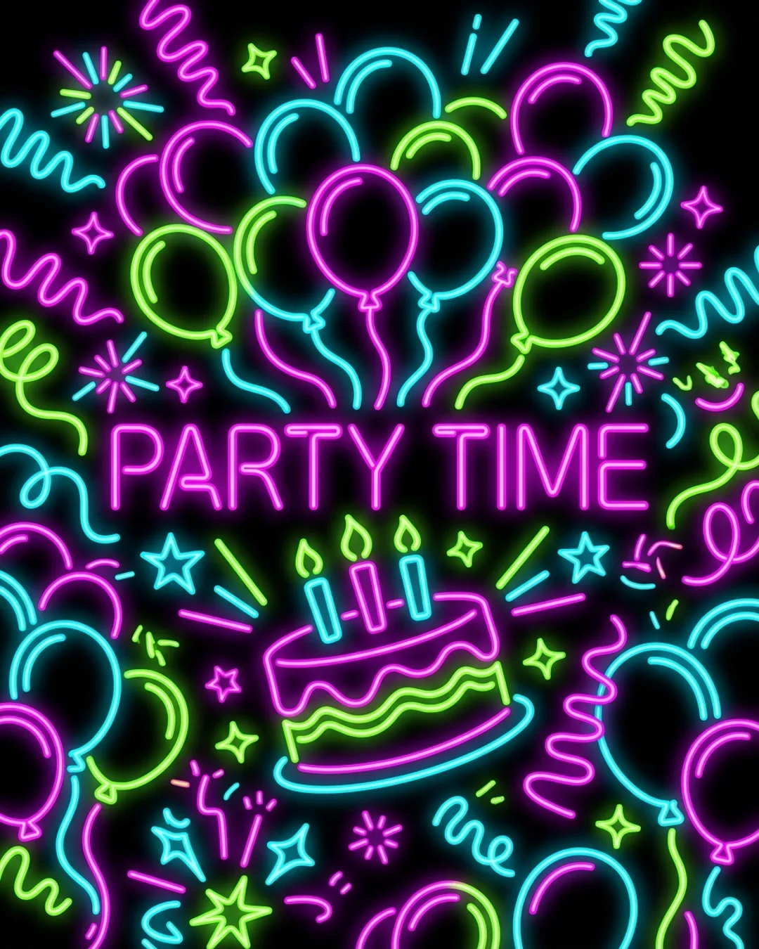 Party Time invite cover