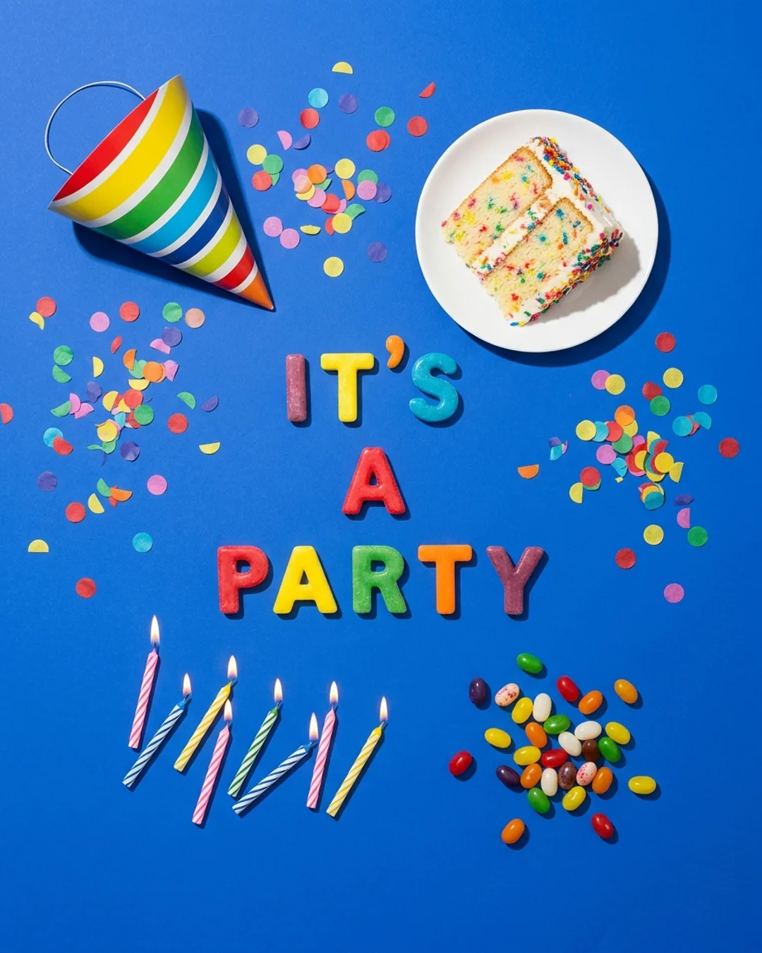 Cake Flat-lay