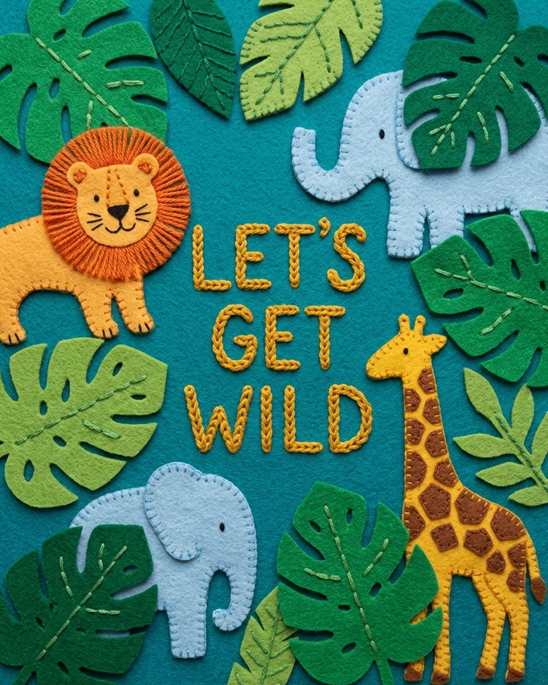 Let's Get Wild invite cover