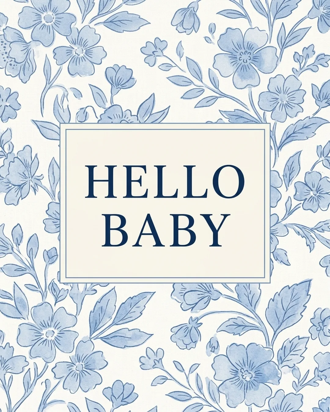 Blue Floral