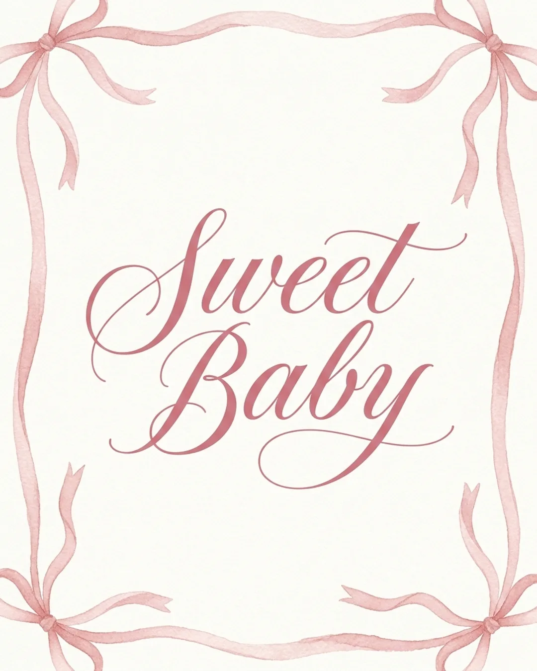 Sweet Baby invite cover