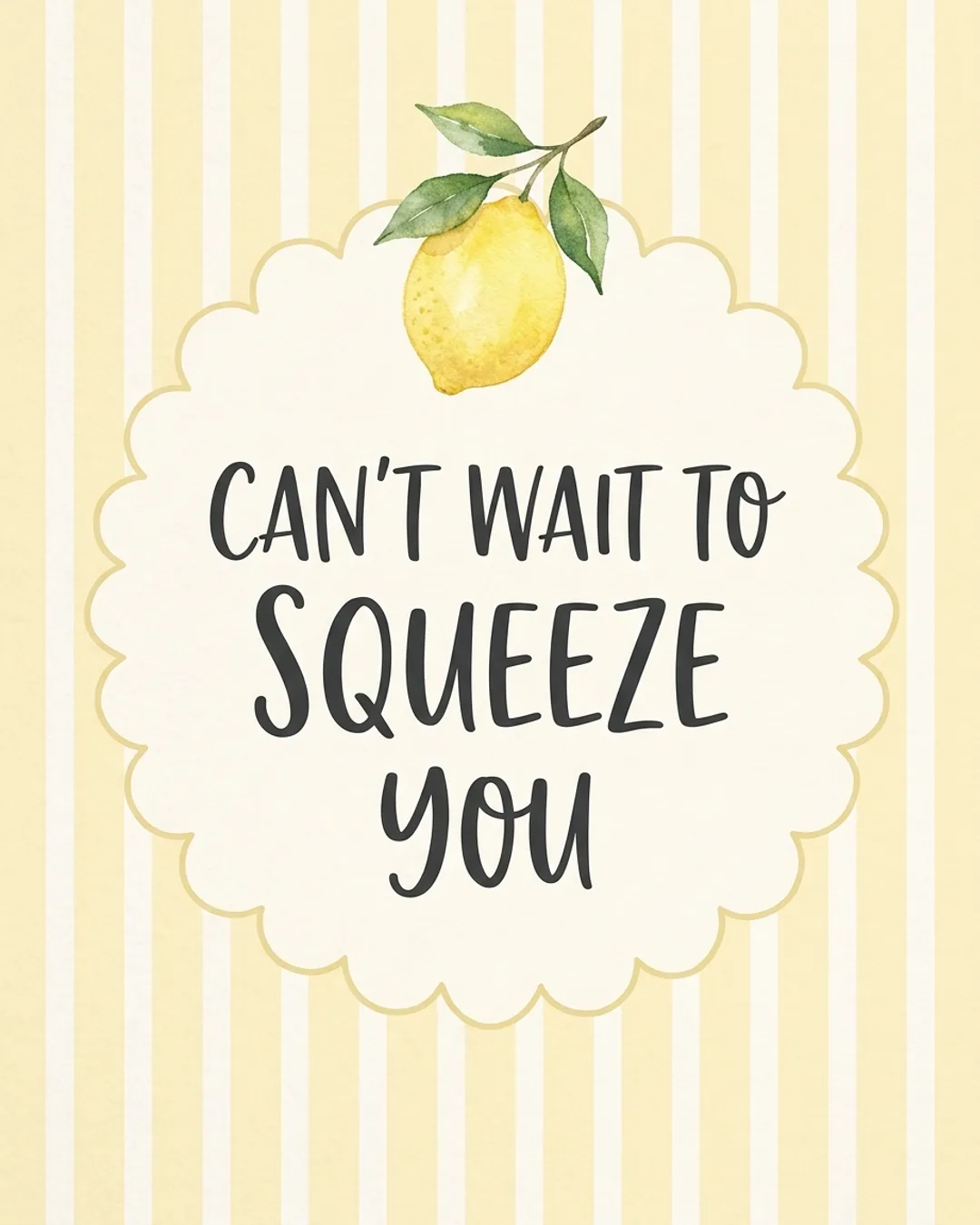 Can'T Wait To Squeeze You invite cover