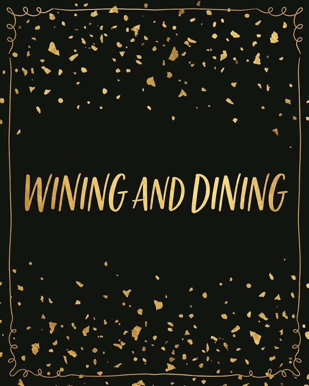 Wining And Dining invite cover