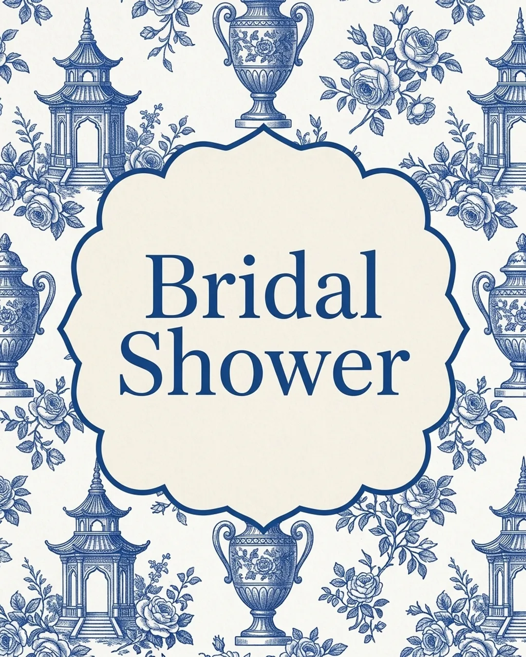 Blue Toile