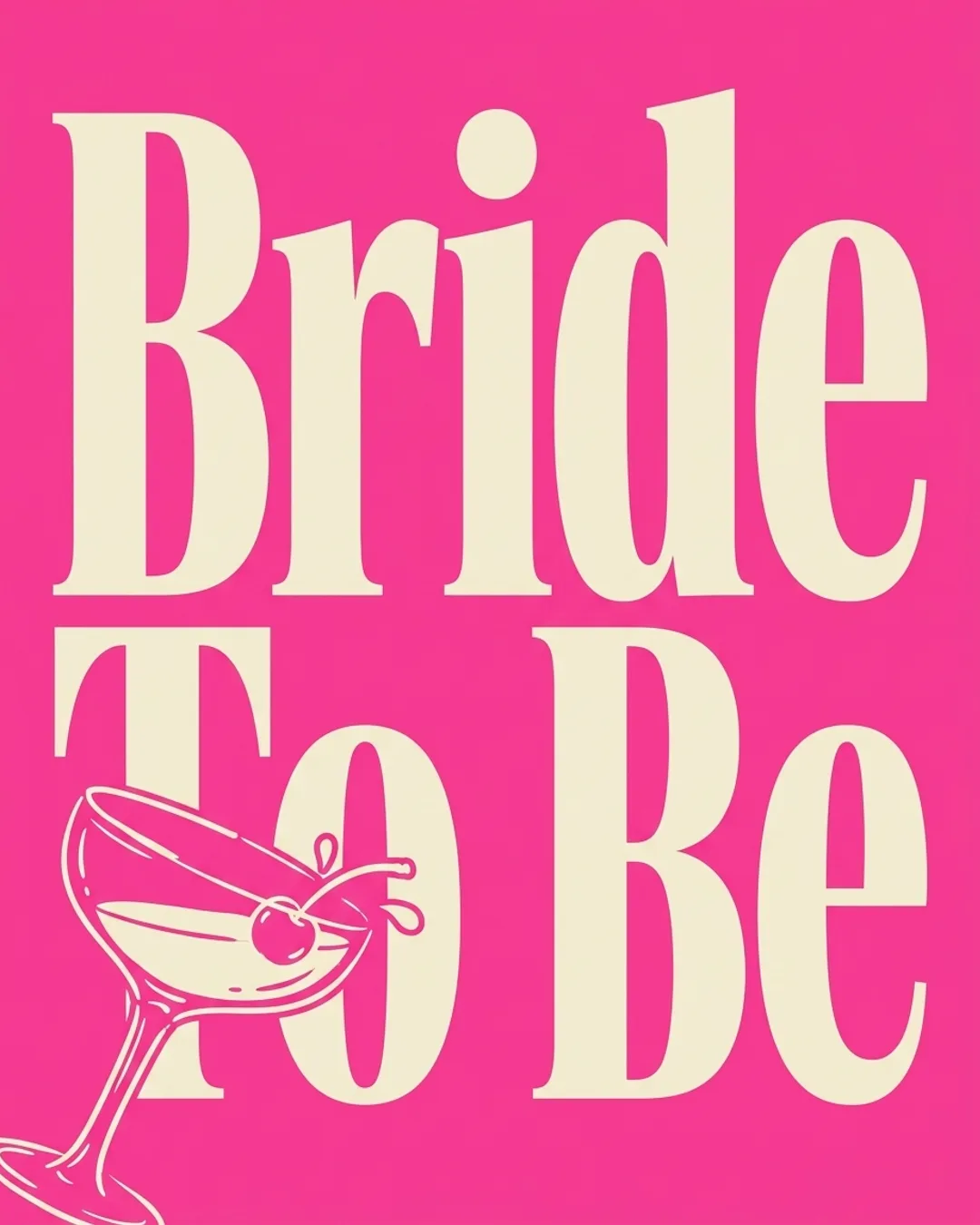 Bride To Be invite cover