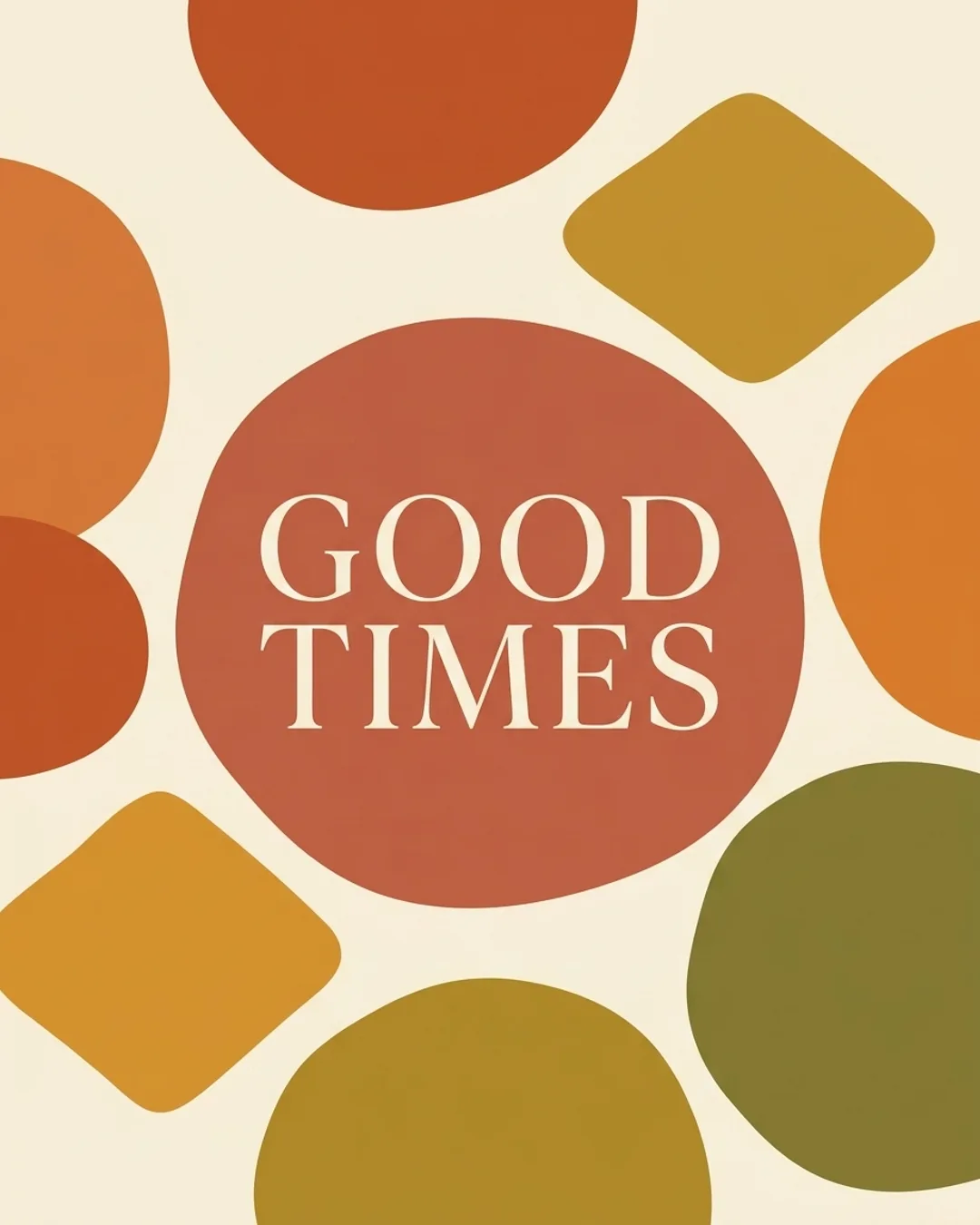Good Times invite cover