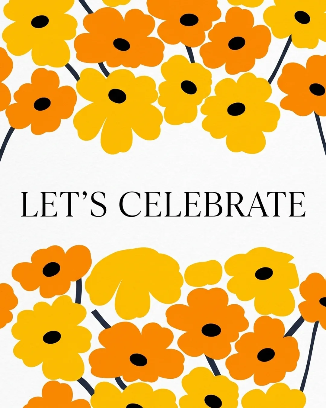 Let'S Celebrate invite cover