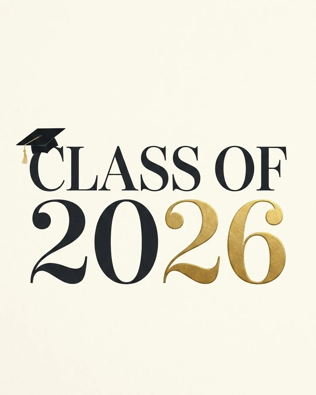 Class Of 2026 invite cover