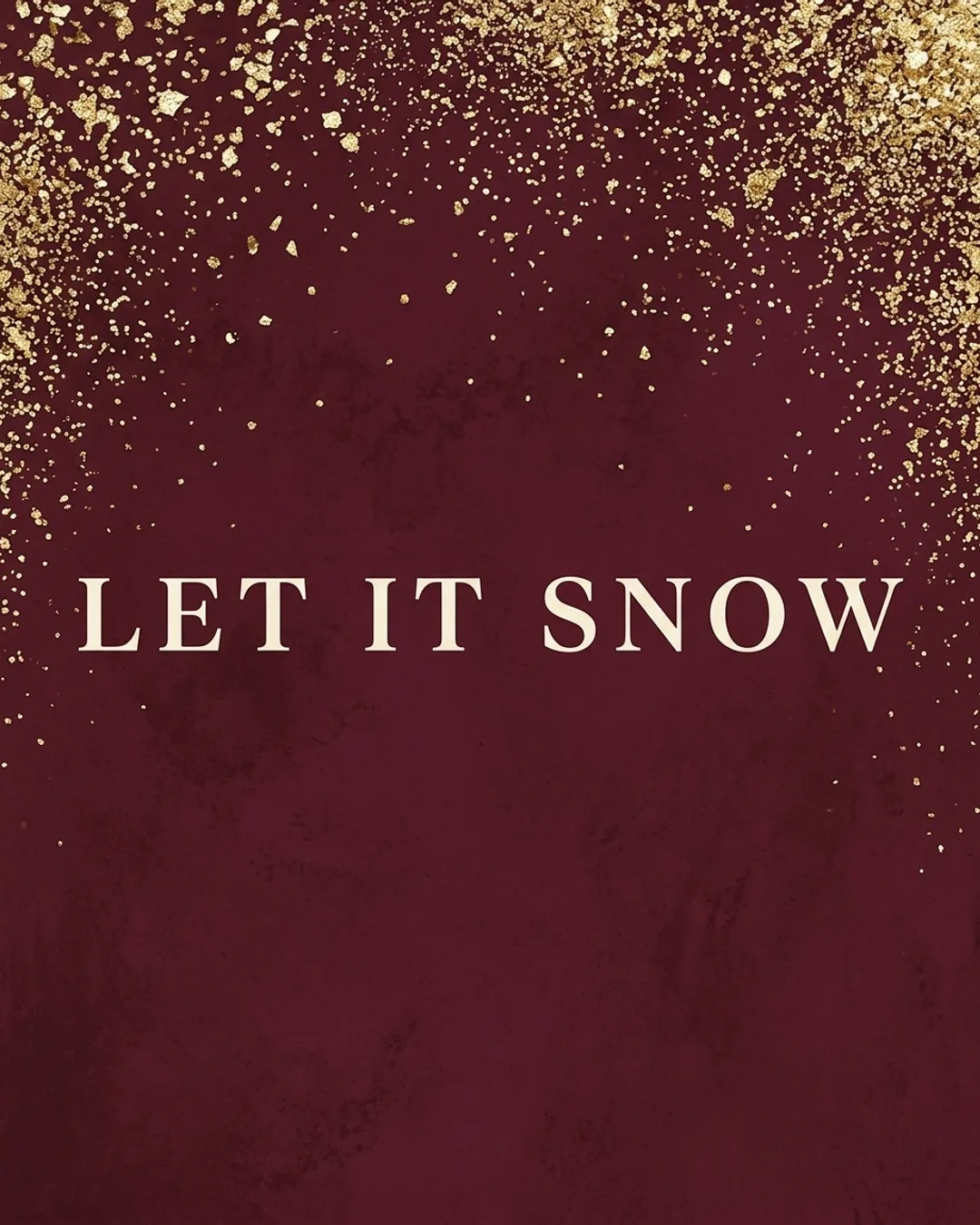 Let It Snow invite cover
